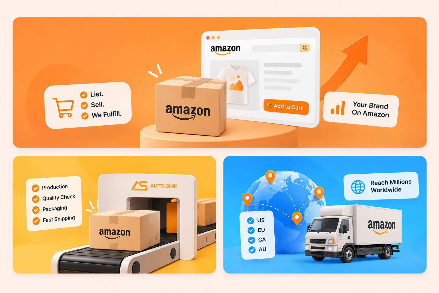 Sell, ship, and grow your brand on Amazon with Autoship fulfillment